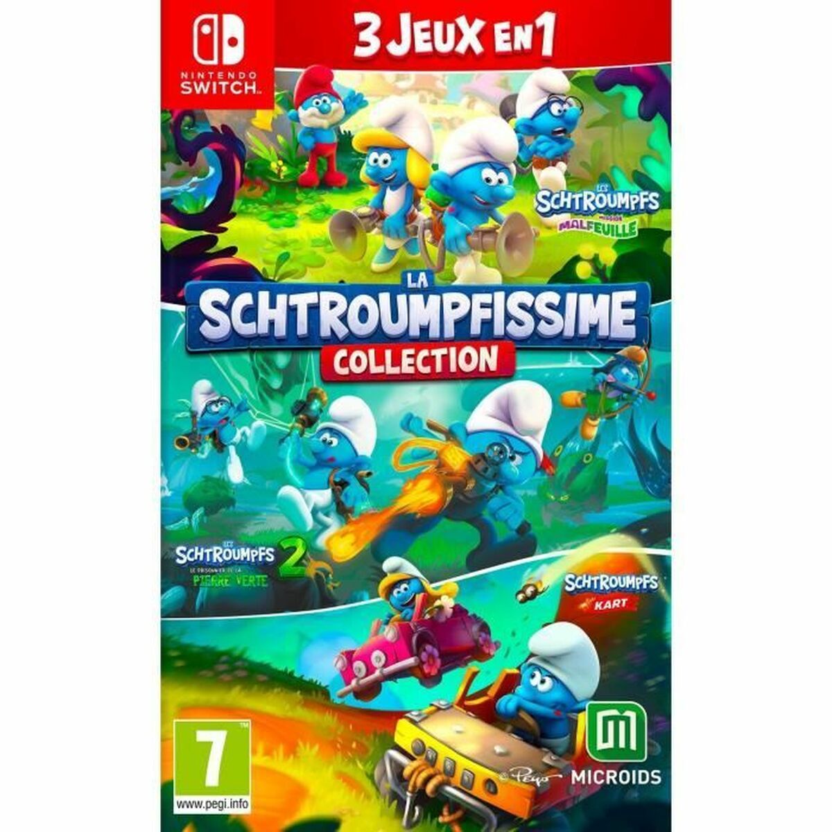 Video game for Switch Microids La Schtroumpfissime Collection