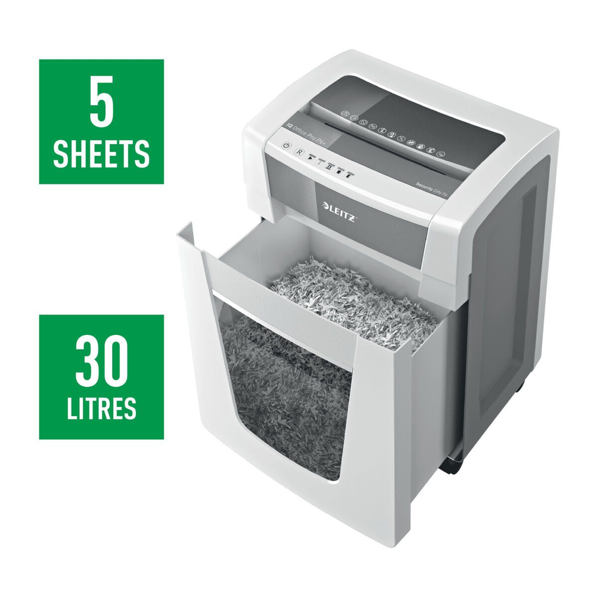 Micro-Cut Paper Shredder Leitz Office Pro P6+
