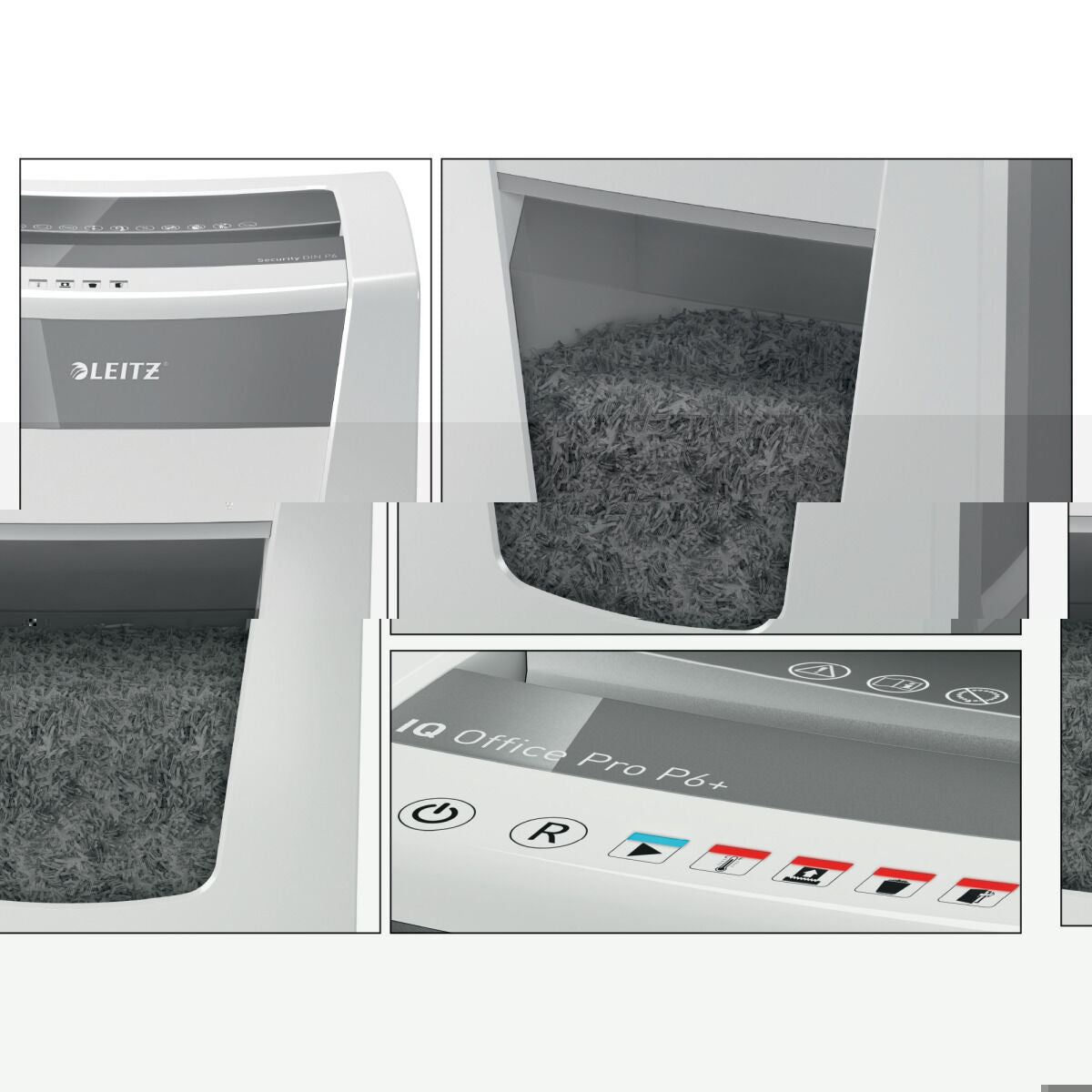 Micro-Cut Paper Shredder Leitz Office Pro P6+