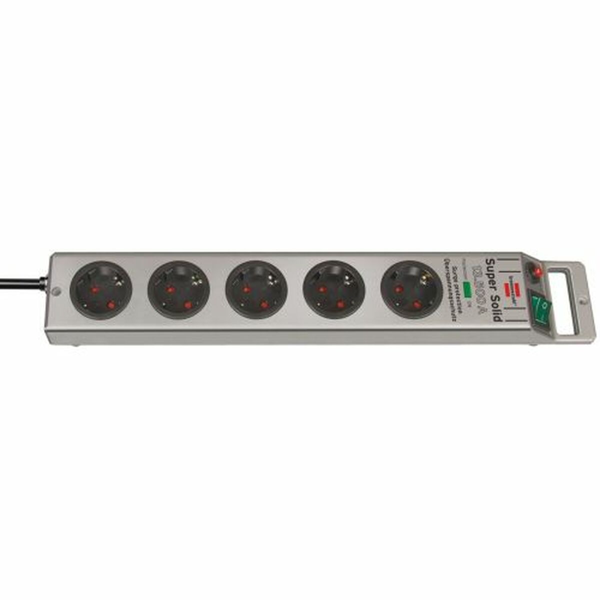Power Socket - 5 sockets with Switch Brennenstuhl Super-Solid 3600 W (2,5 m)