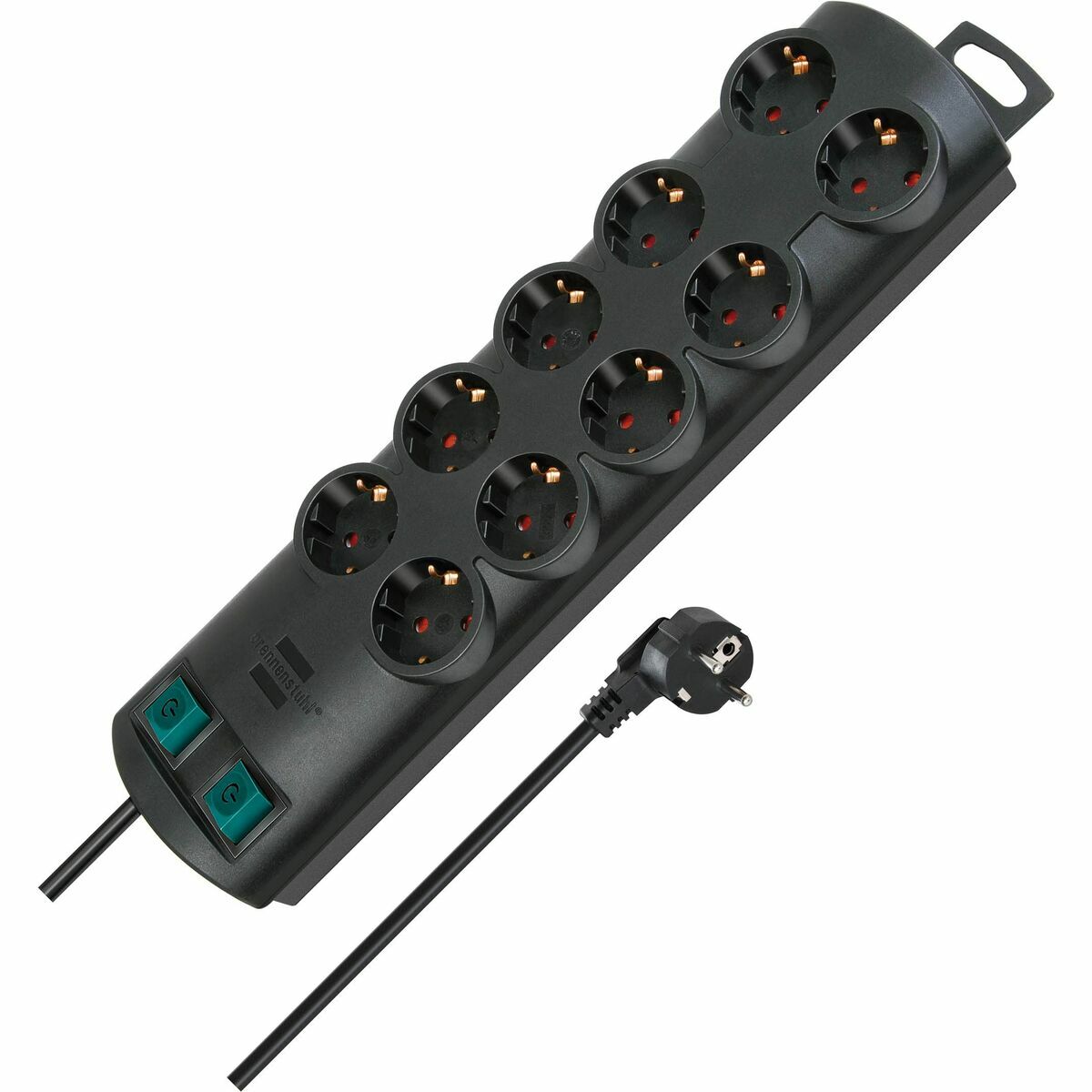 Schuko 10 Way Multi-socket Adapter Brennenstuhl Primera-Line 3600 W (2 m)