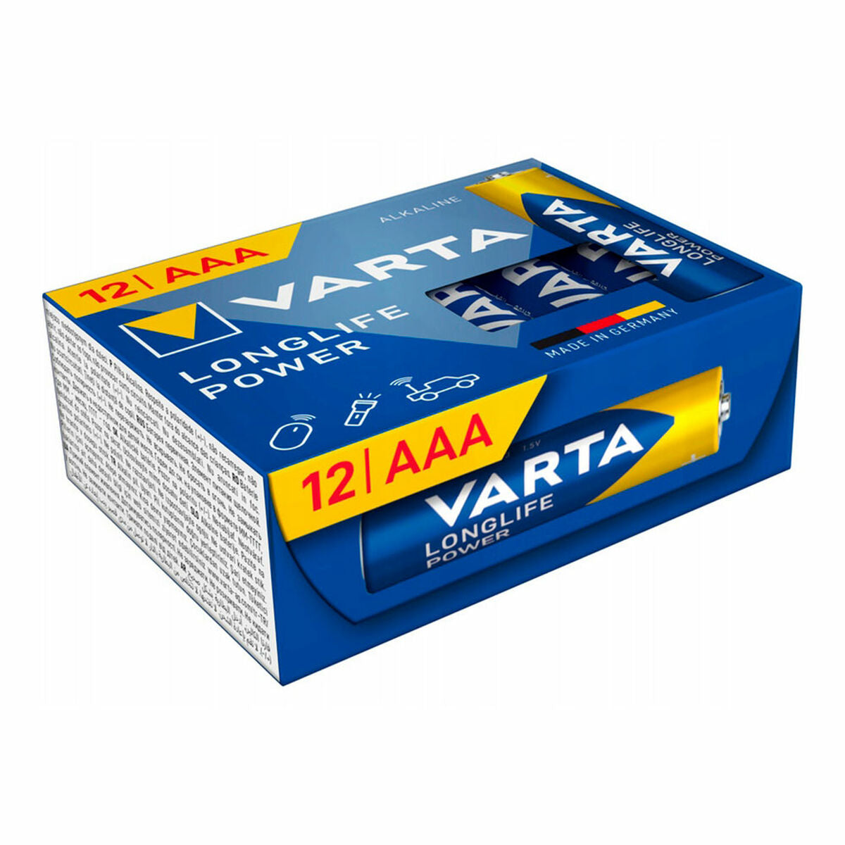 Batteries Varta longlife power cube aaa - lr03 1,5 V AAA LR03 (12 Units) (12 Pieces)