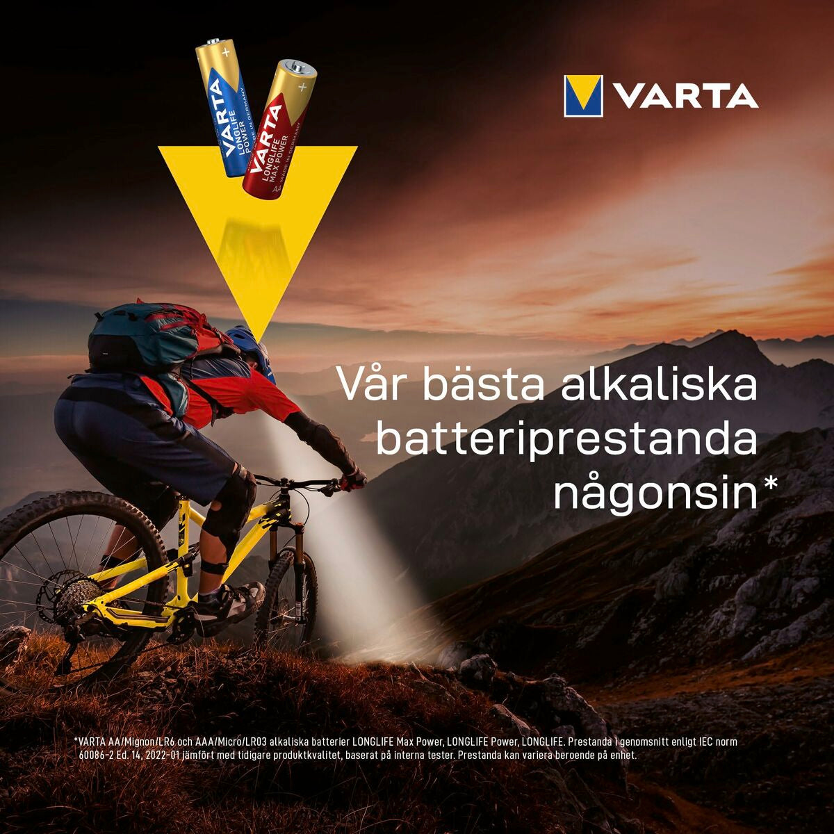 Batteries Varta alkalina longlife power aa - lr06 1,5 V AA LR06 (24 Pieces) (24 Units)