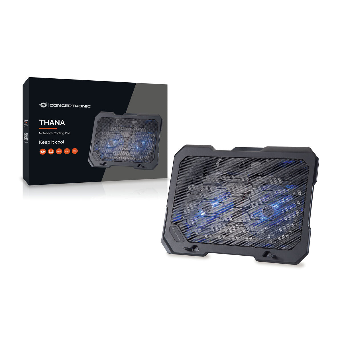 Cooling Base for a Laptop Conceptronic 110505107 300 W