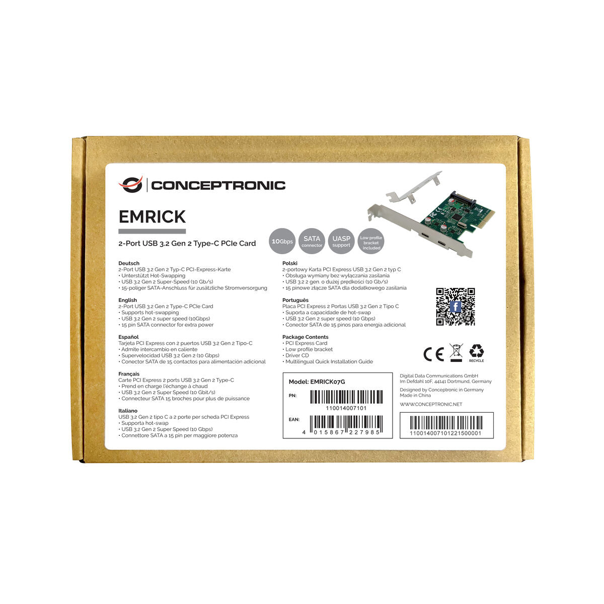 PCI Card Conceptronic 110014007101