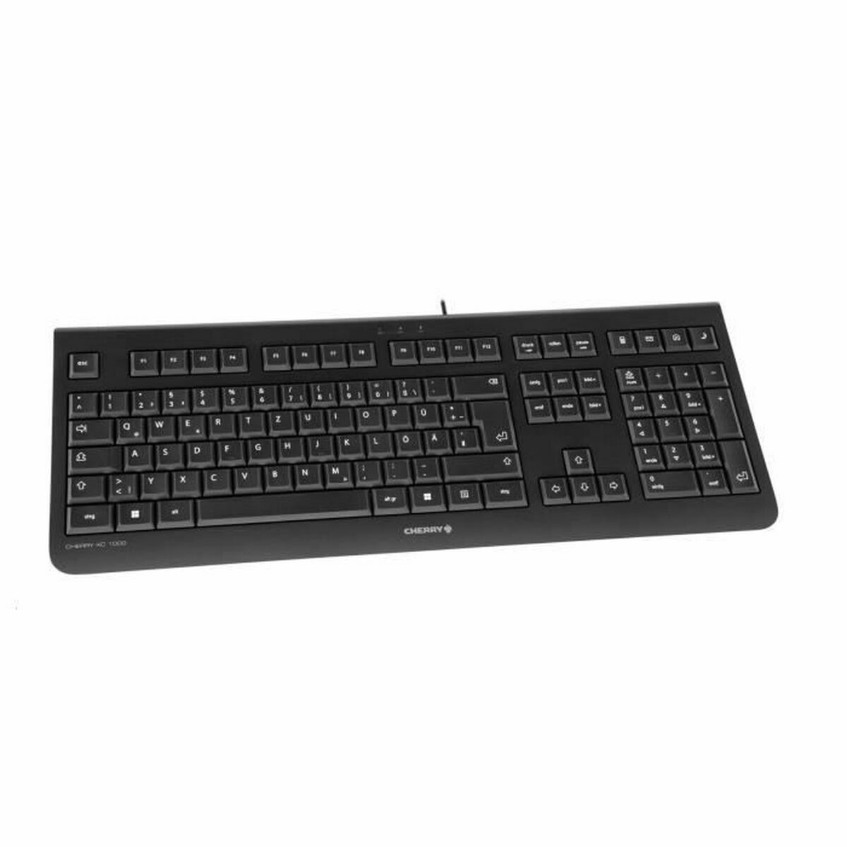 French Keyboard Cherry Spanish Qwerty Black