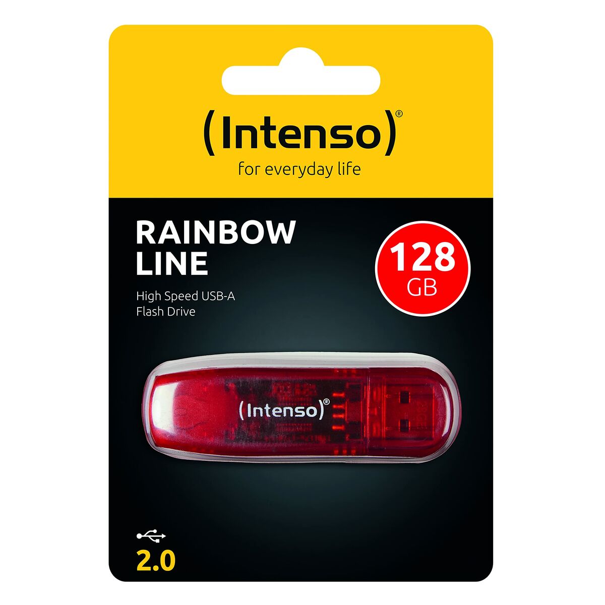 USB stick INTENSO Rainbow Line Red 128 GB