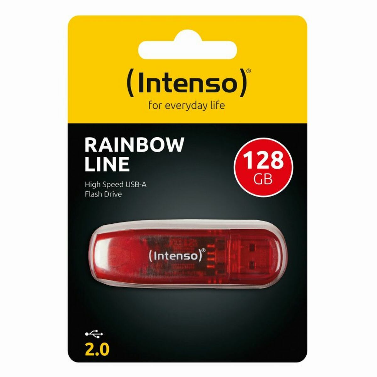 USB stick INTENSO Rainbow Line Red 128 GB