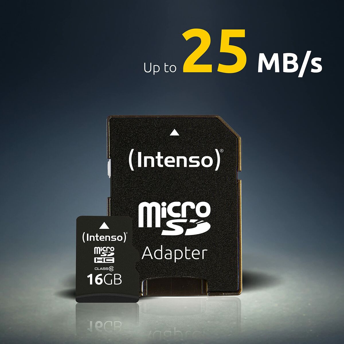 Micro SD Memory Card with Adaptor INTENSO 3413491 128 GB