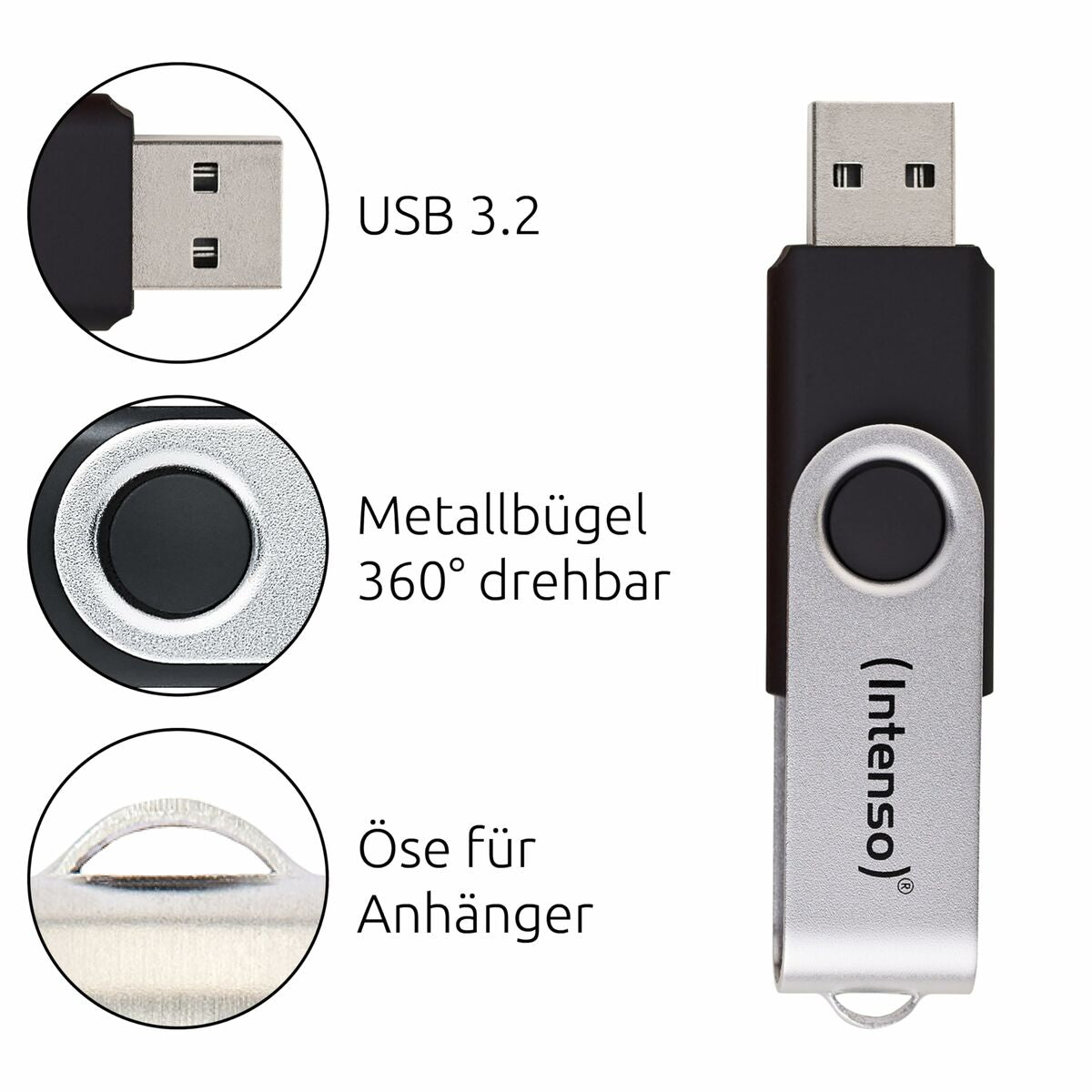 USB stick INTENSO Office Line 32GB USB-A 3.2 32 GB Black