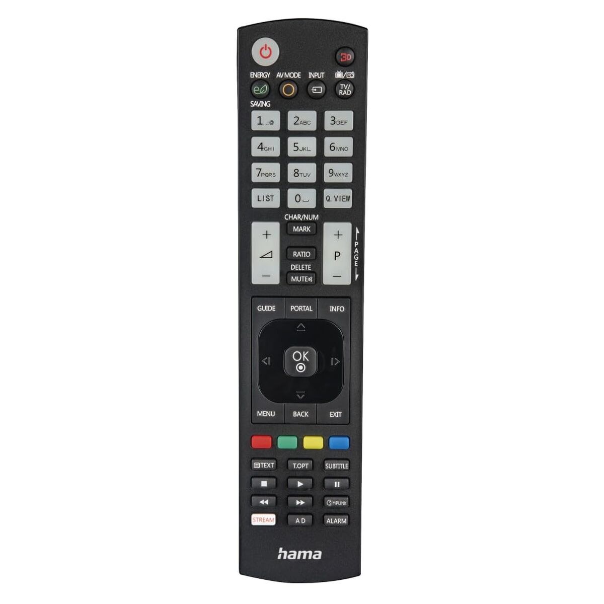 Universal Remote Control Hama 00221062 Black