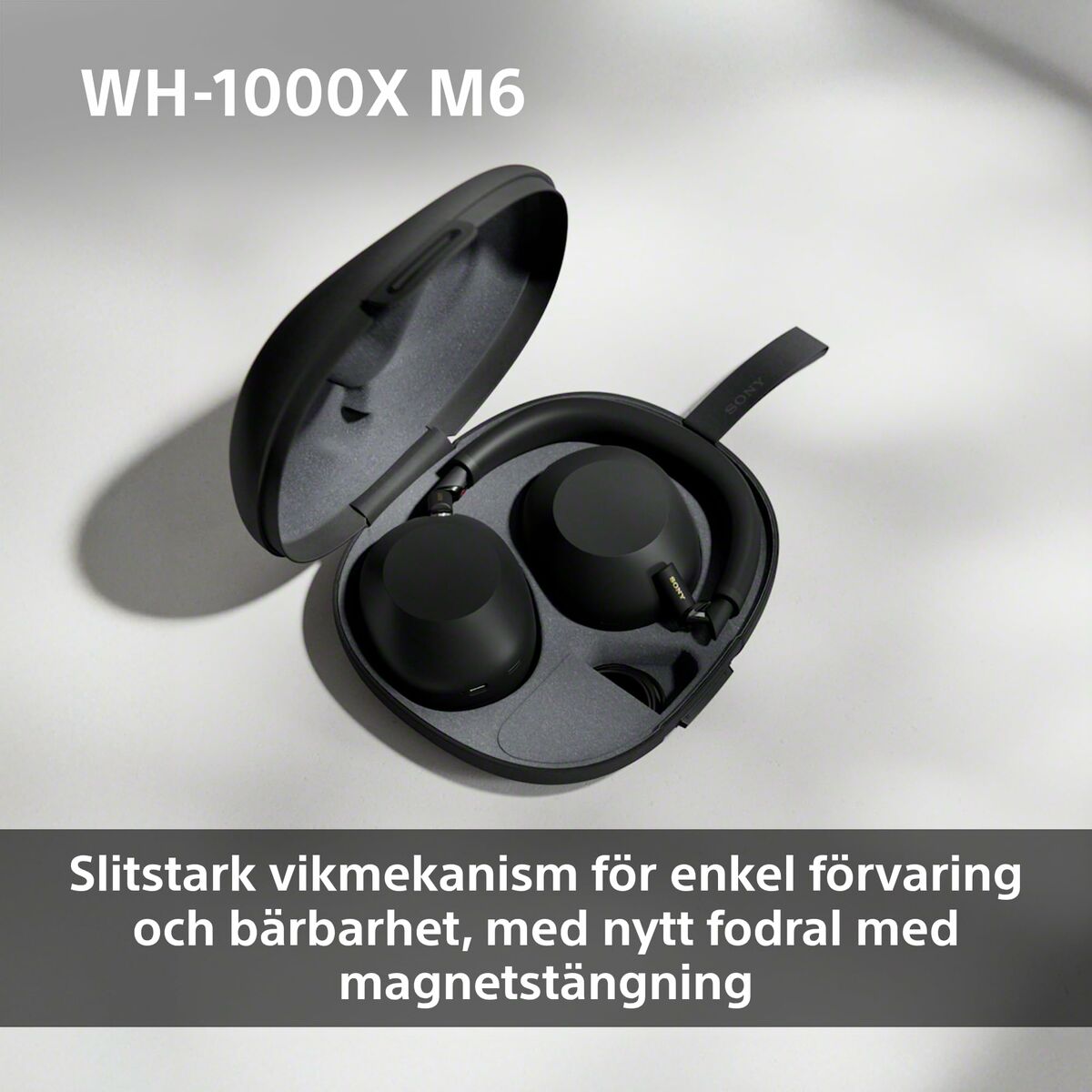 Headphones Sony WH1000XM6B.CE7 Black