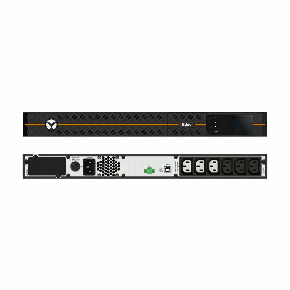 Uninterruptible Power Supply System Interactive UPS Vertiv EDGE-1000IRM1U 900 W 1000 VA