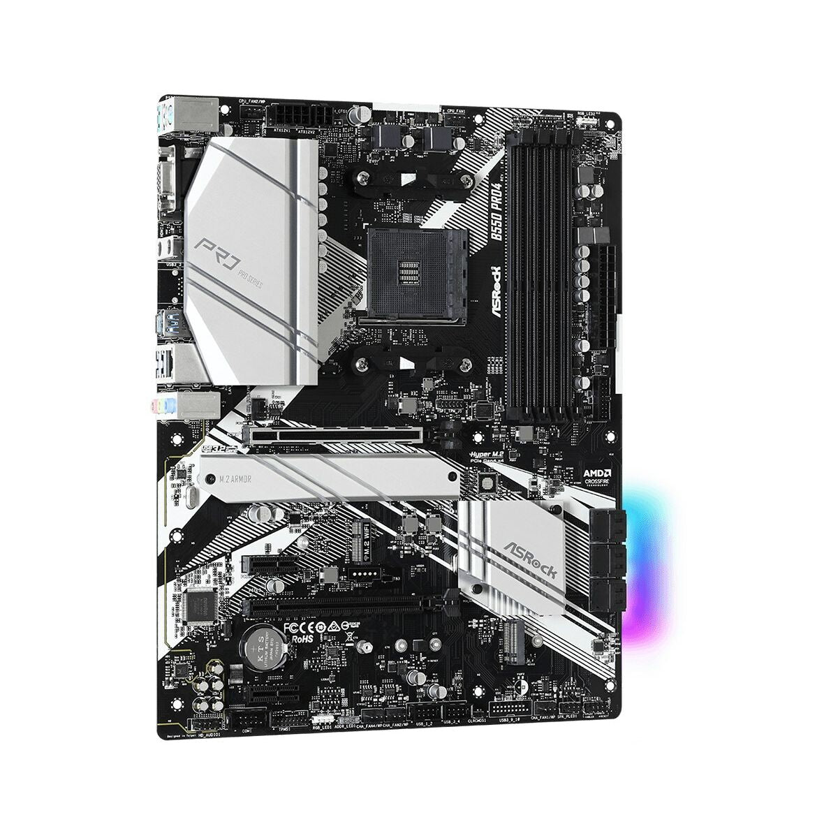 Motherboard ASRock B550 Pro4 AMD B550 AMD AM4