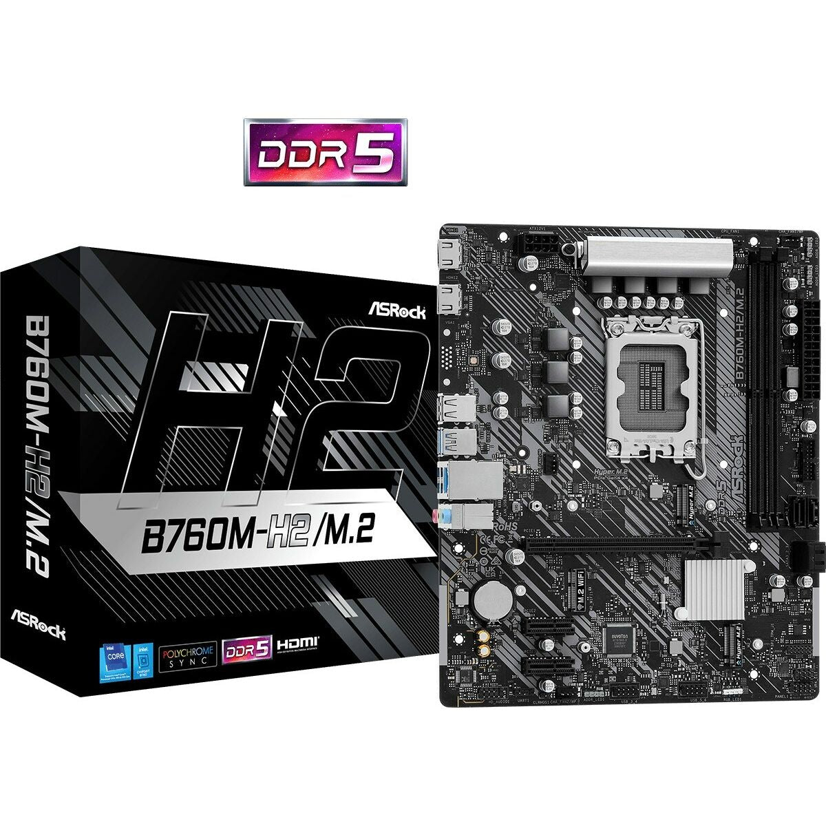 Motherboard ASRock B760M-H2/M.2 LGA 1700 INTEL® B760