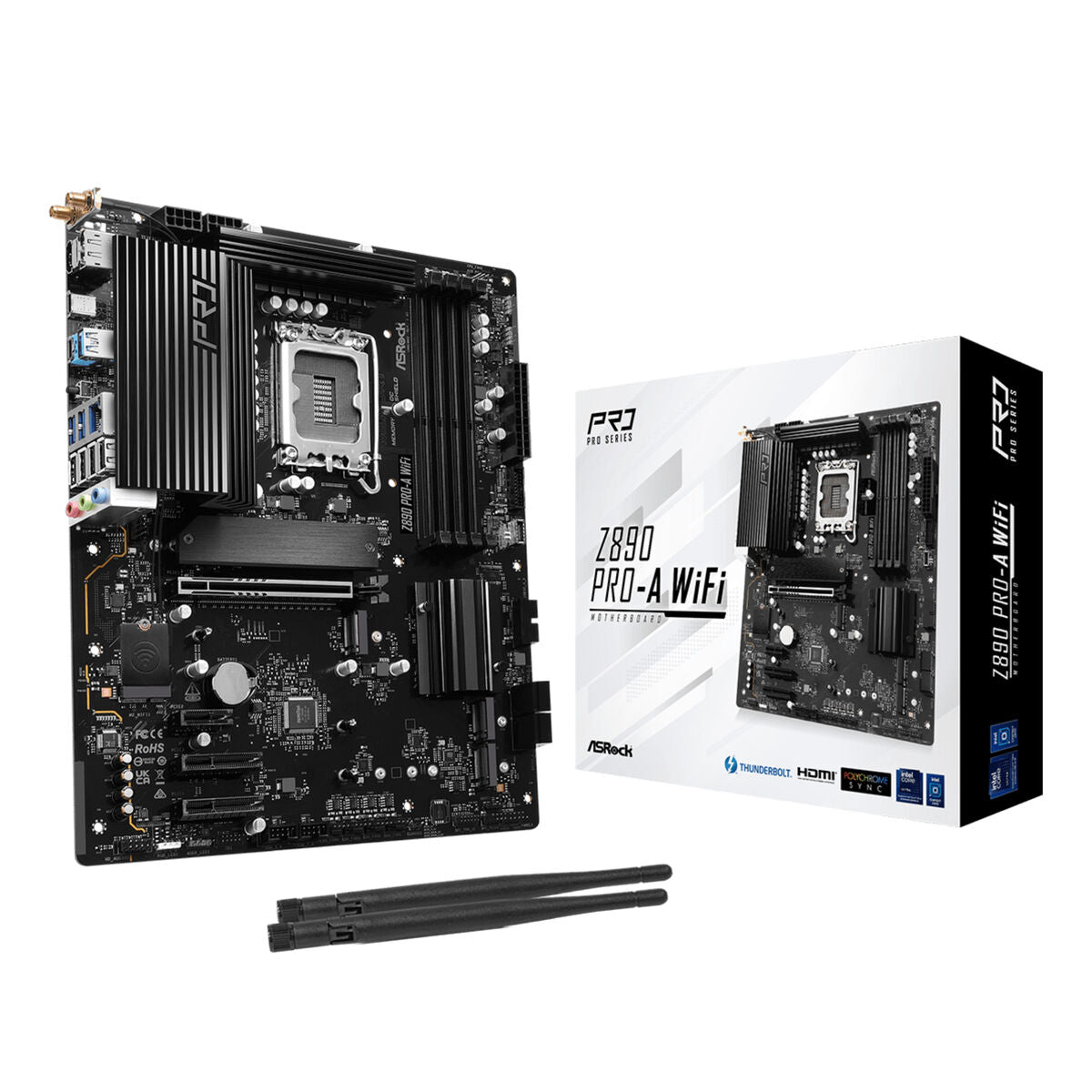 Motherboard ASRock Z890 Pro-A WiFi Intel Z890 LGA 1851