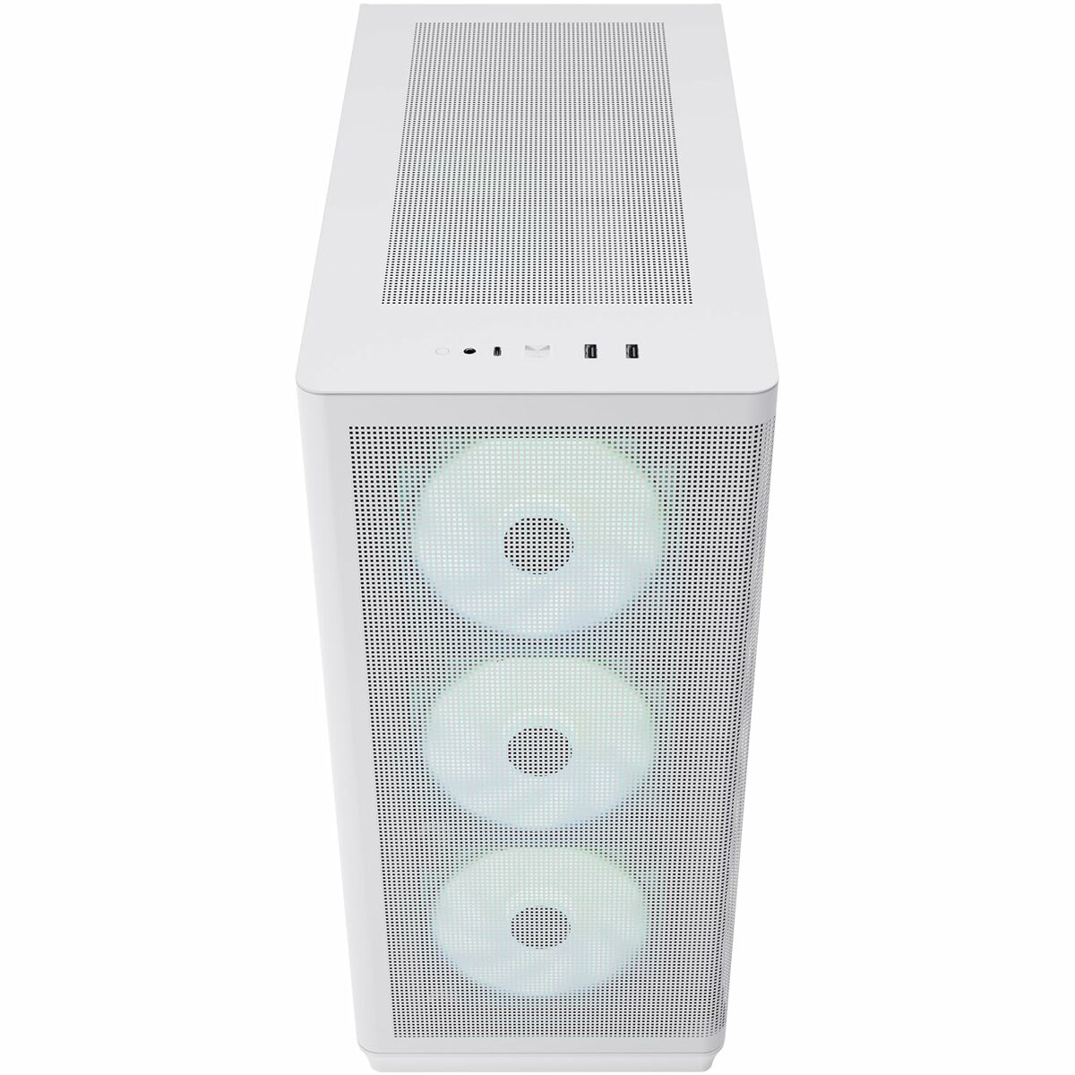 ATX Semi-tower Box Aerocool APNX-C1-WT-V1-ARGB White
