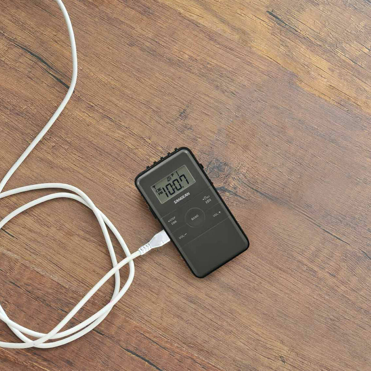 Portable Digital Radio Sangean Black AM/FM Rechargeable