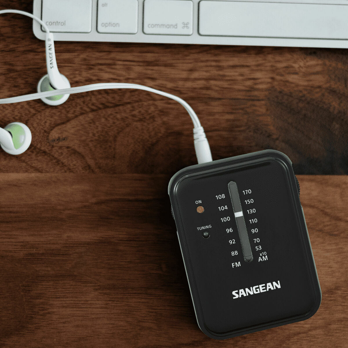 Transistor Radio Sangean Black AM/FM