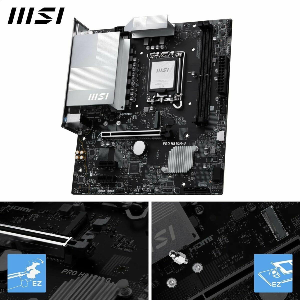 Motherboard MSI PRO H810M-B LGA 1851