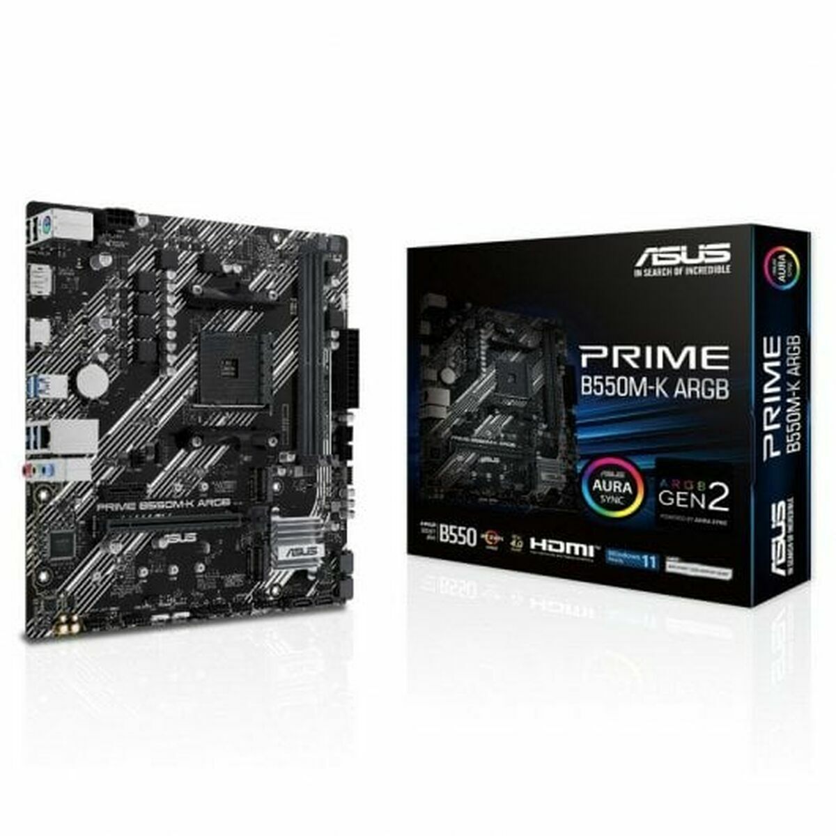 Motherboard Asus AMD AM4 AMD B550 AMD