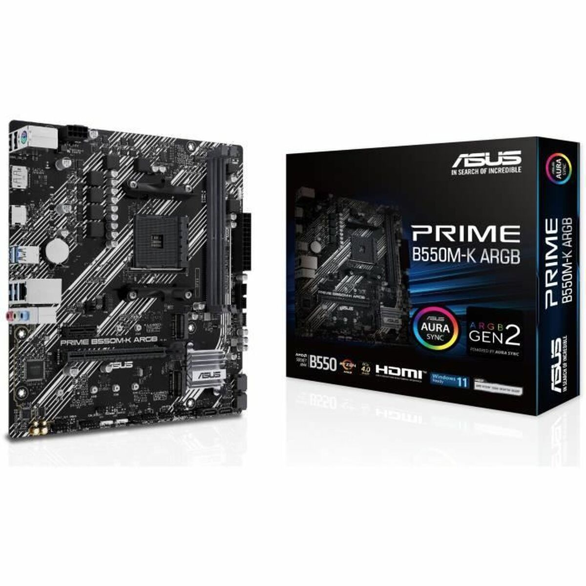 Motherboard Asus AMD AM4 AMD B550 AMD
