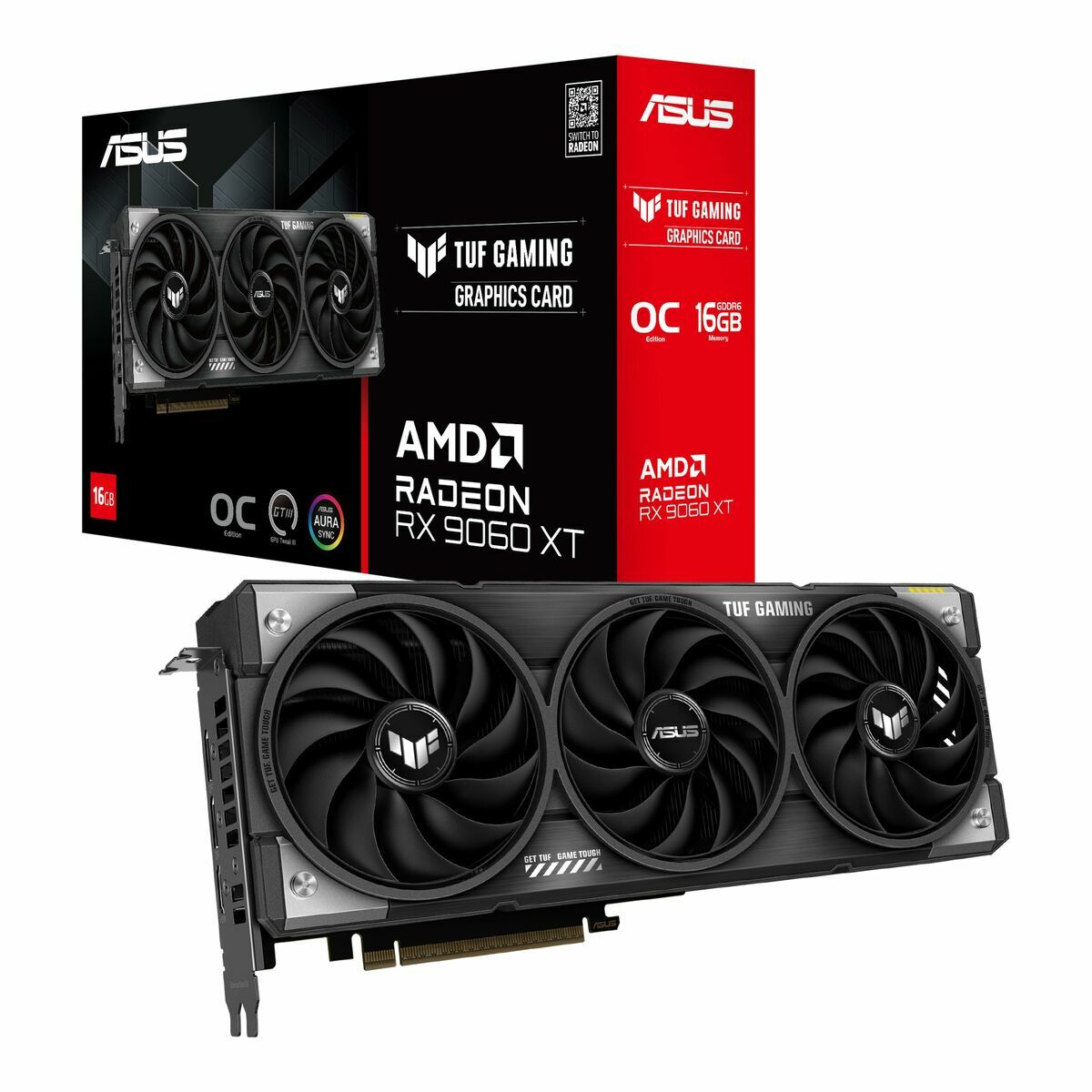 Graphics card Asus 90YV0LF0-M0NA00 RADEON RX 9060 XT 16 GB GDDR6