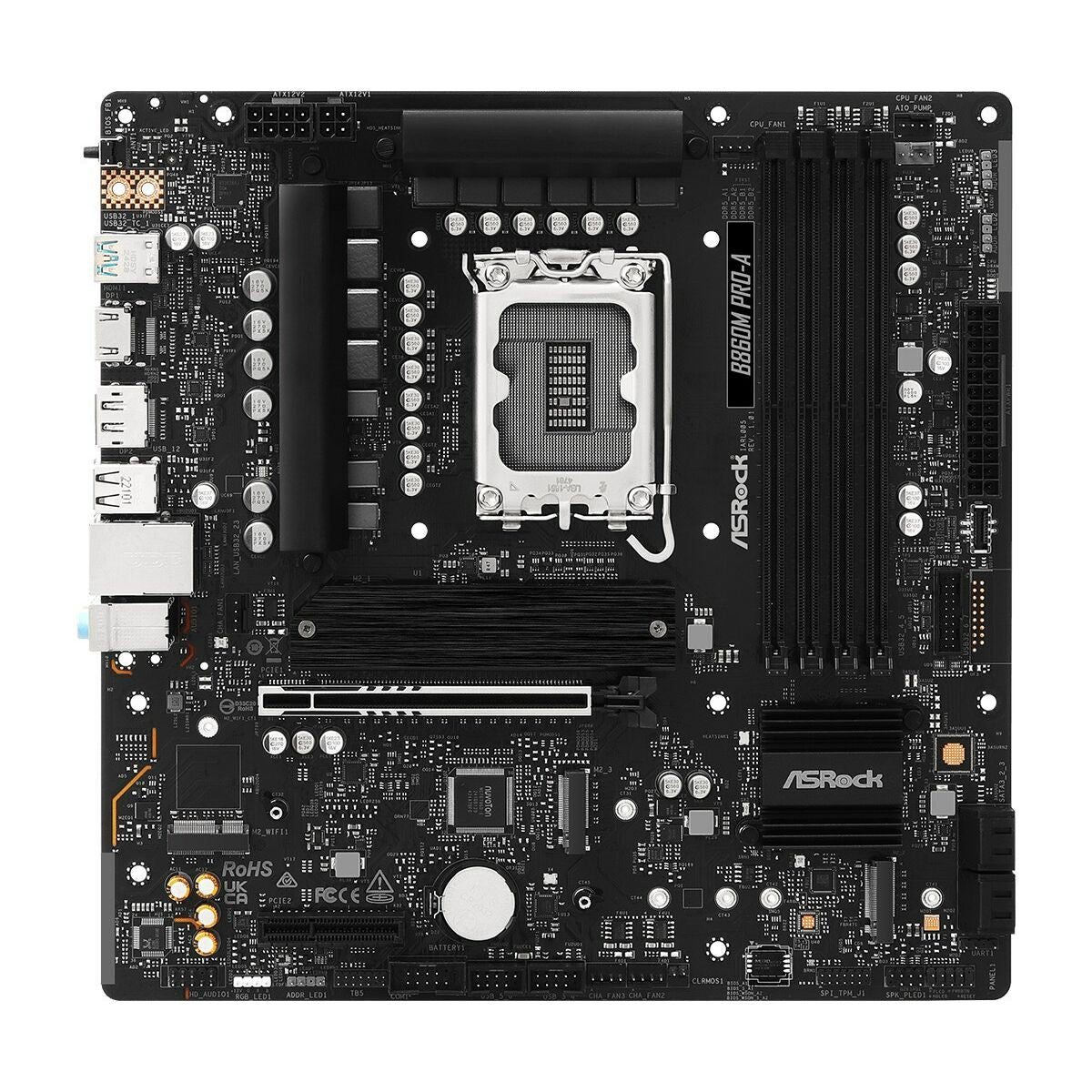 Motherboard ASRock B860M Pro-A Intel B860 LGA 1851