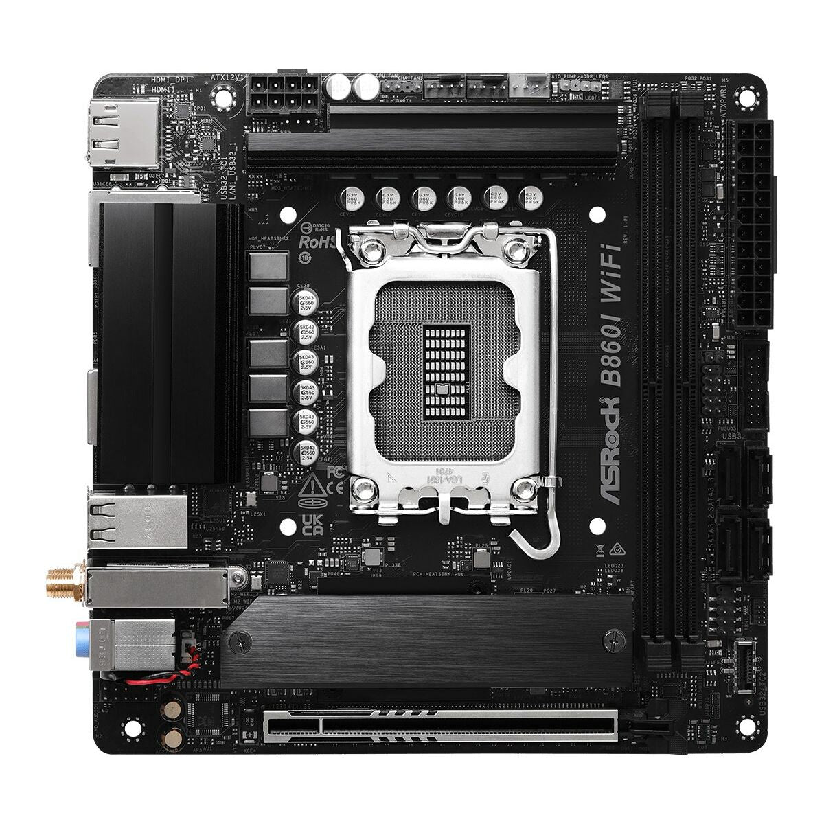 Motherboard ASRock B860I WiFi Intel B860 LGA 1851