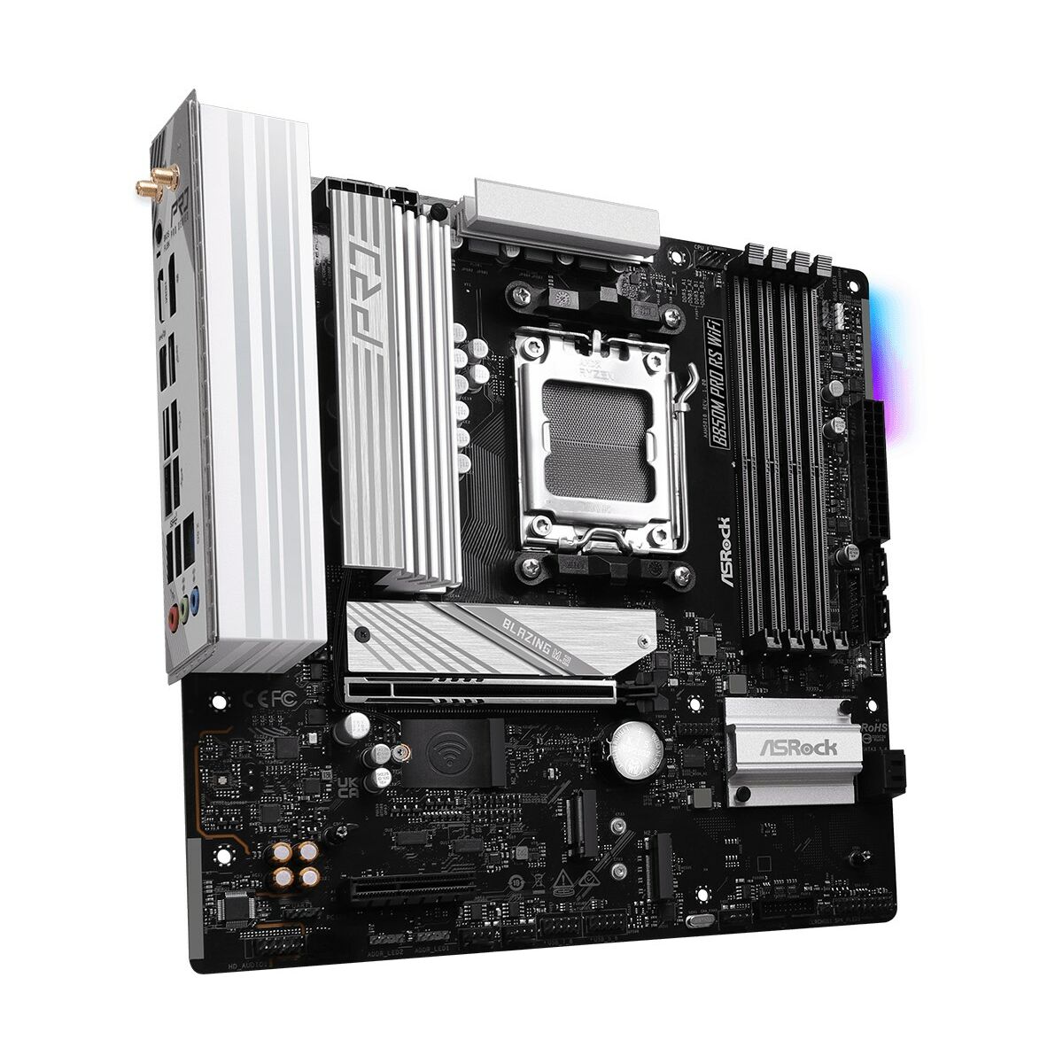 Motherboard ASRock B850M Pro RS WiFi Intel Wi-Fi 6 AMD AM5