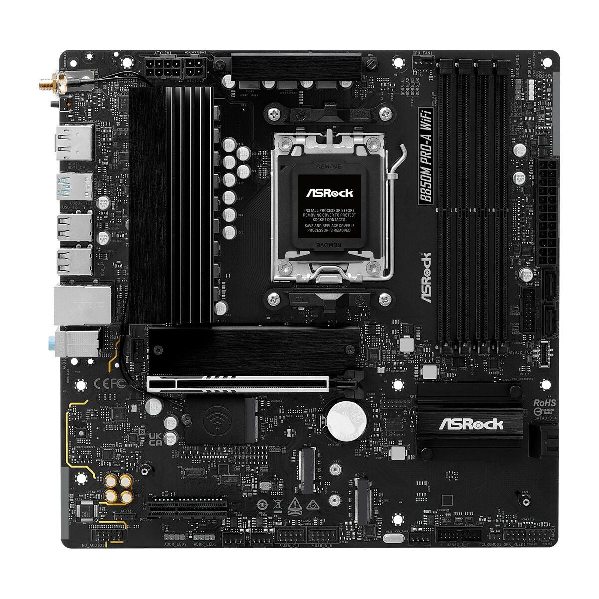 Motherboard ASRock B850M Pro-A WiFi Intel Wi-Fi 6 AMD AM5