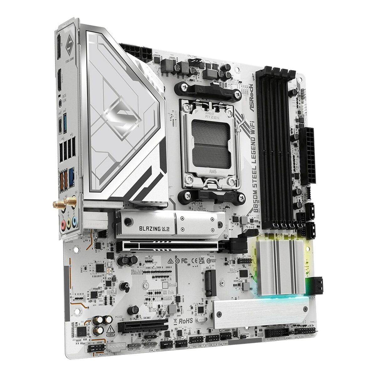 Motherboard ASRock B850M Steel Legend WiFi Intel Wi-Fi 6 AMD AM5 AMD B850