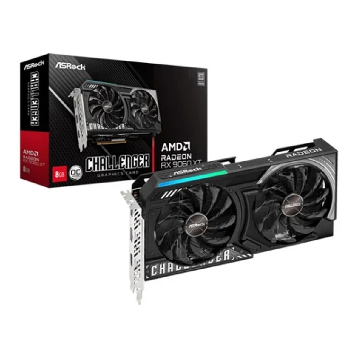Graphics card ASRock RX9060XT CL 8GO 8 GB GDDR6 RADEON RX 9060 XT
