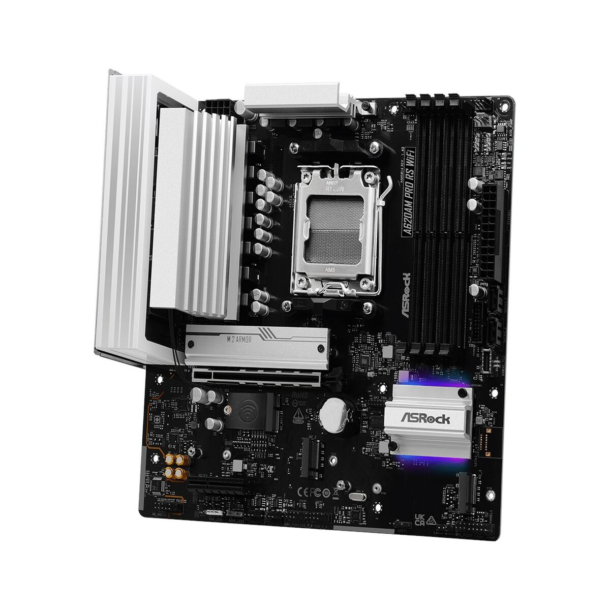Motherboard ASRock A620AM PRO RS WIFI AMD AM5 AMD A620