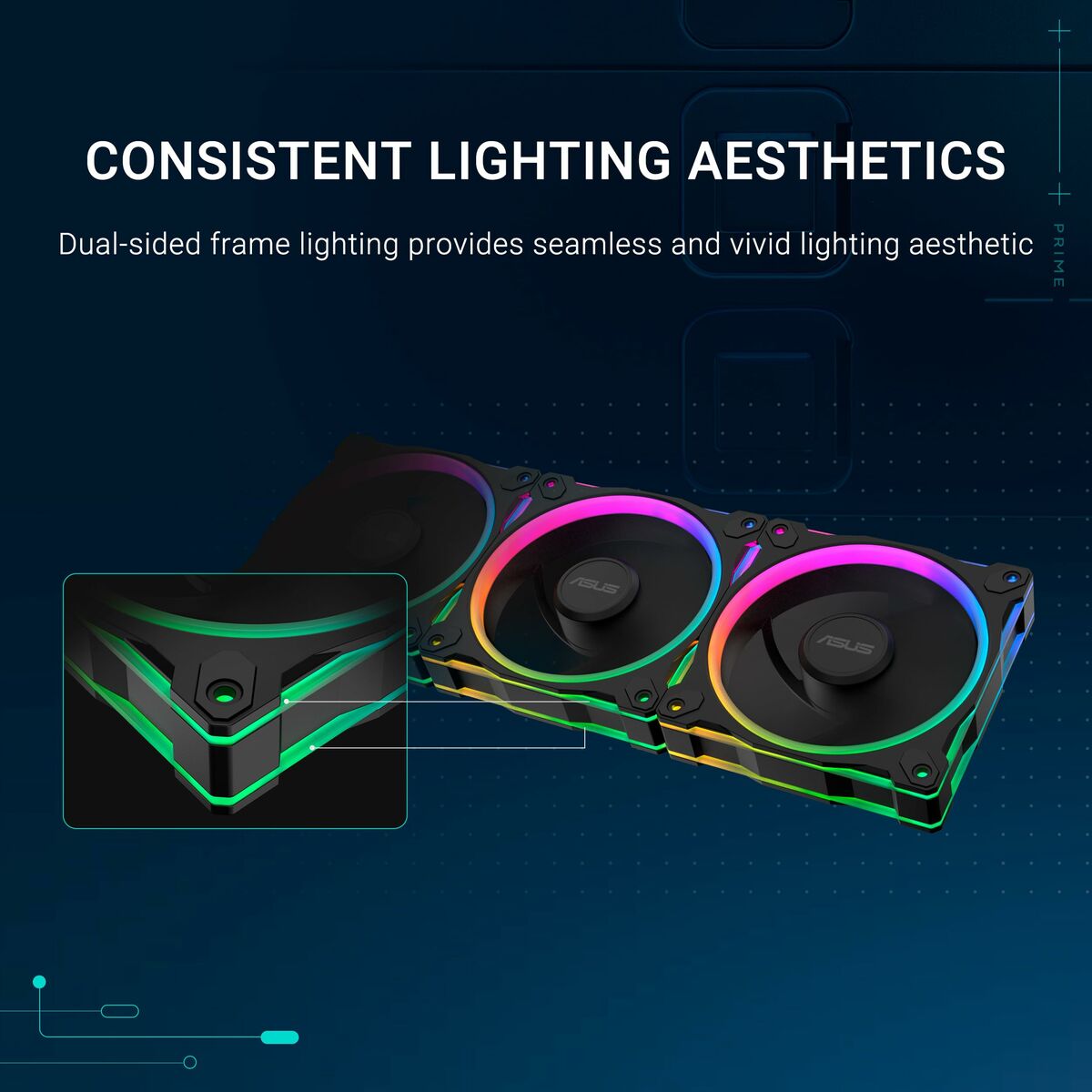 Box Ventilator Asus 90DA00I0-B09020 Ø 12 cm (3 Units)