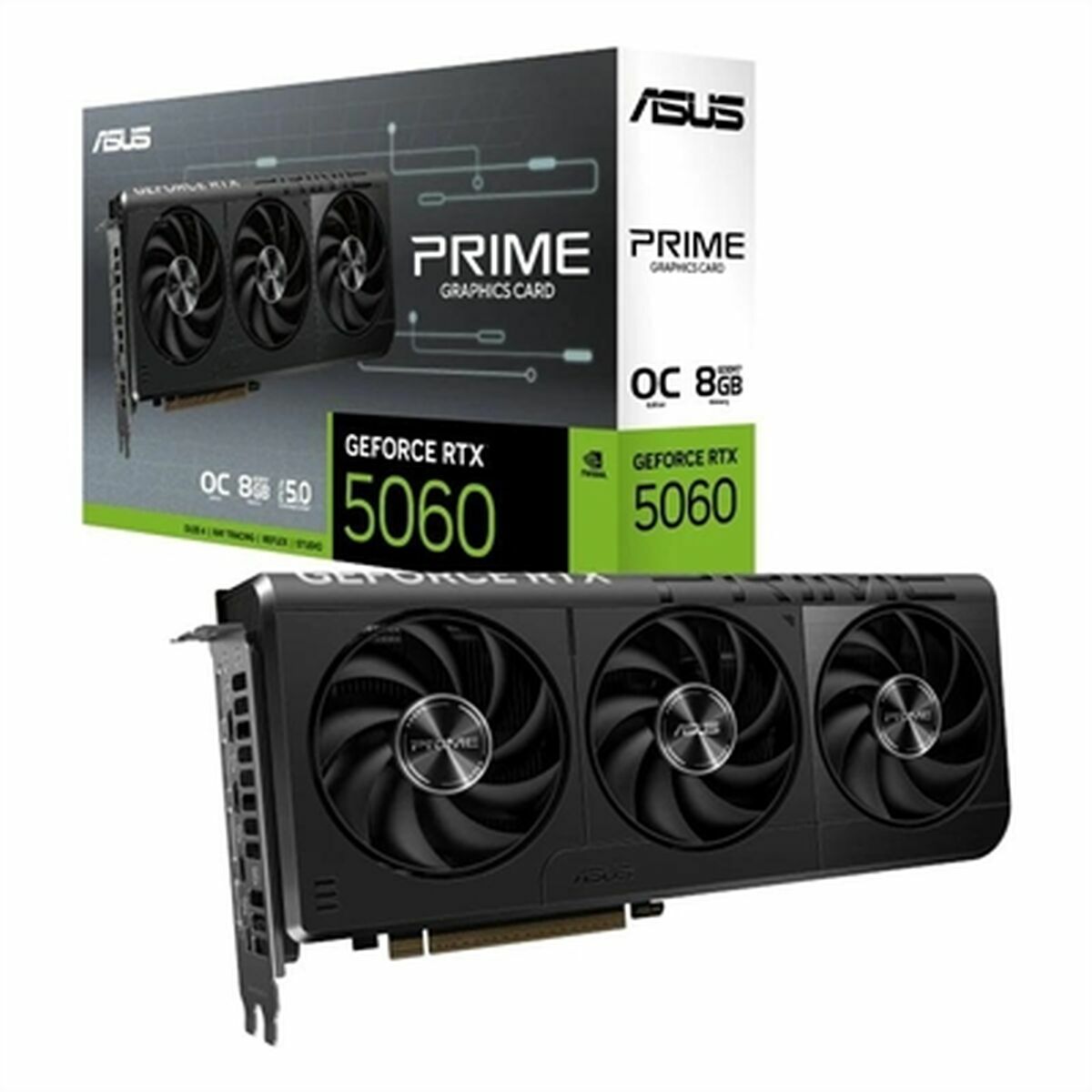 Graphics card Asus 90YV0N10-M0NA00 GEFORCE RTX 5060 8 GB GDDR6 GDDR7