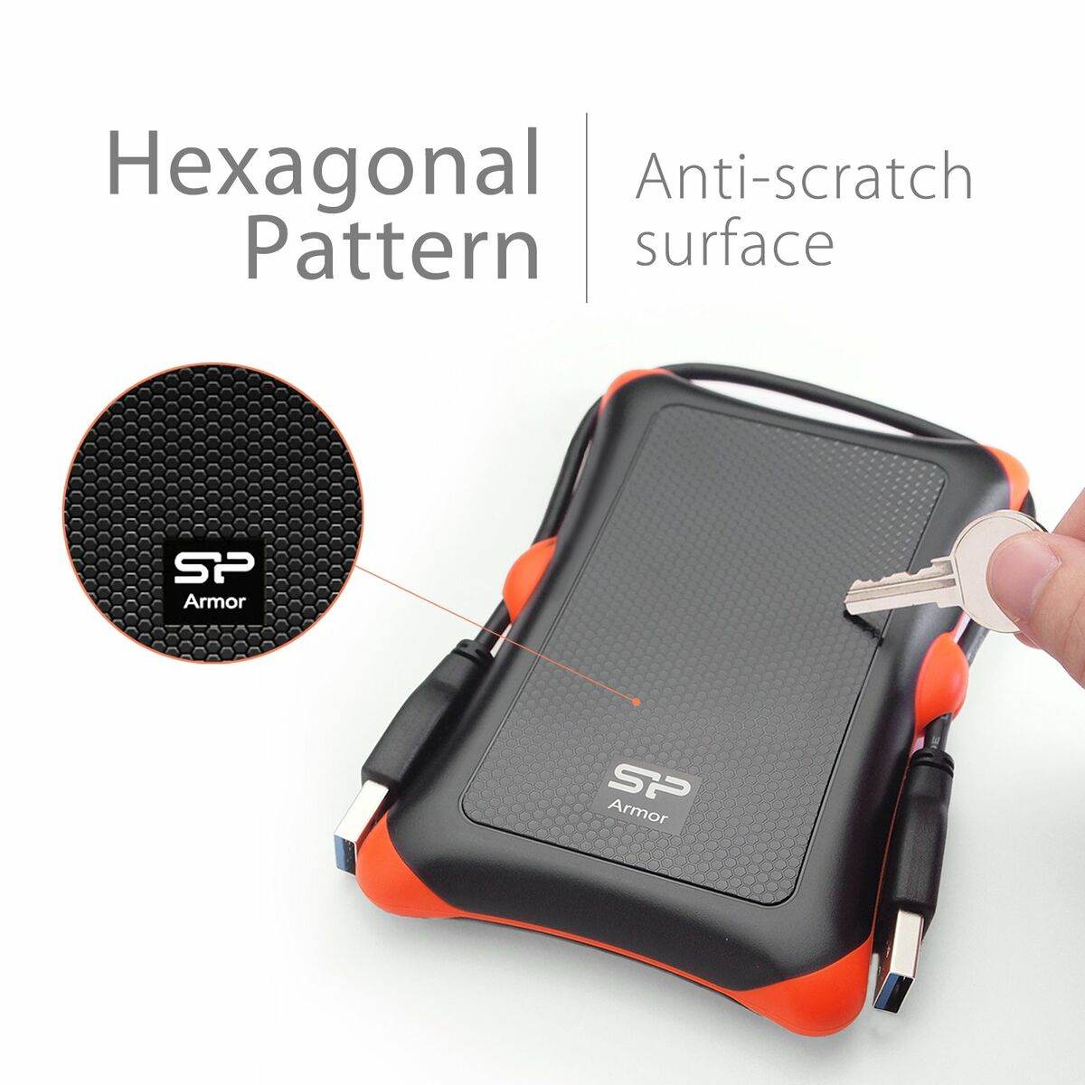 Case Silicon Power Armor A30 Black 2,5"