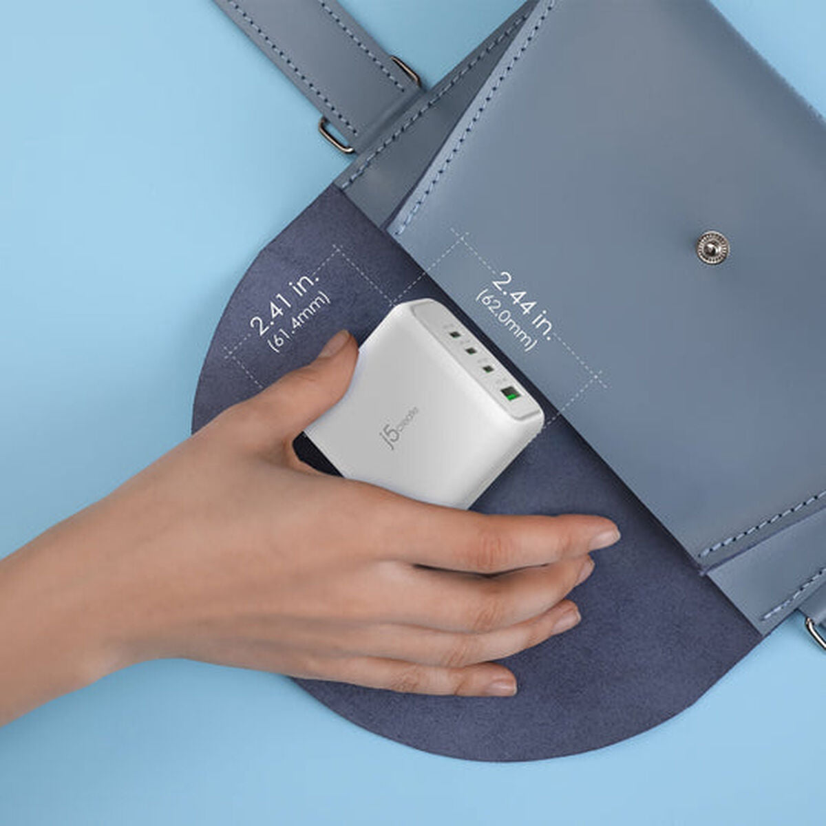 Wall Charger j5create JUP4370EF-N White