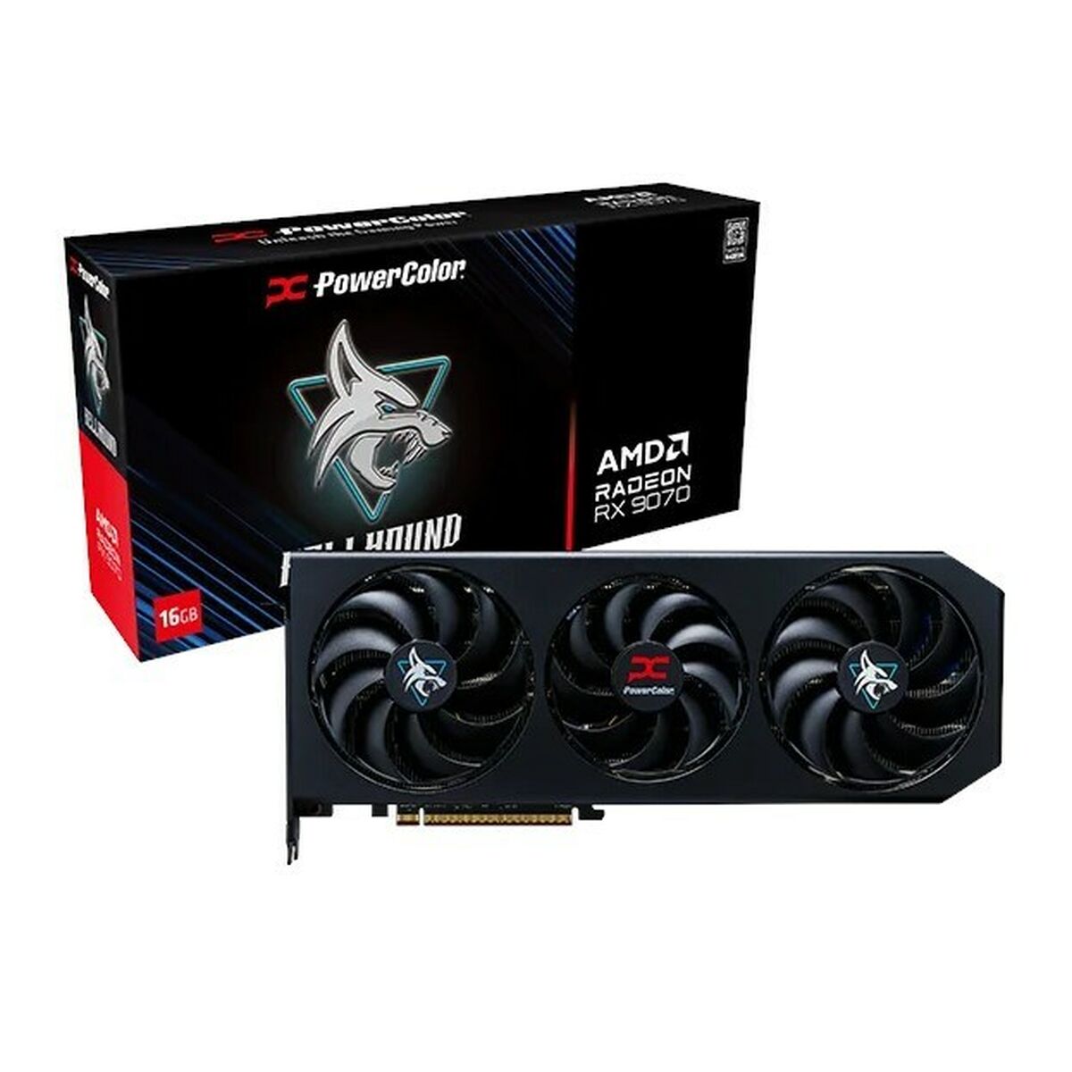 Graphics card Powercolor RX9070 16G-L/OC