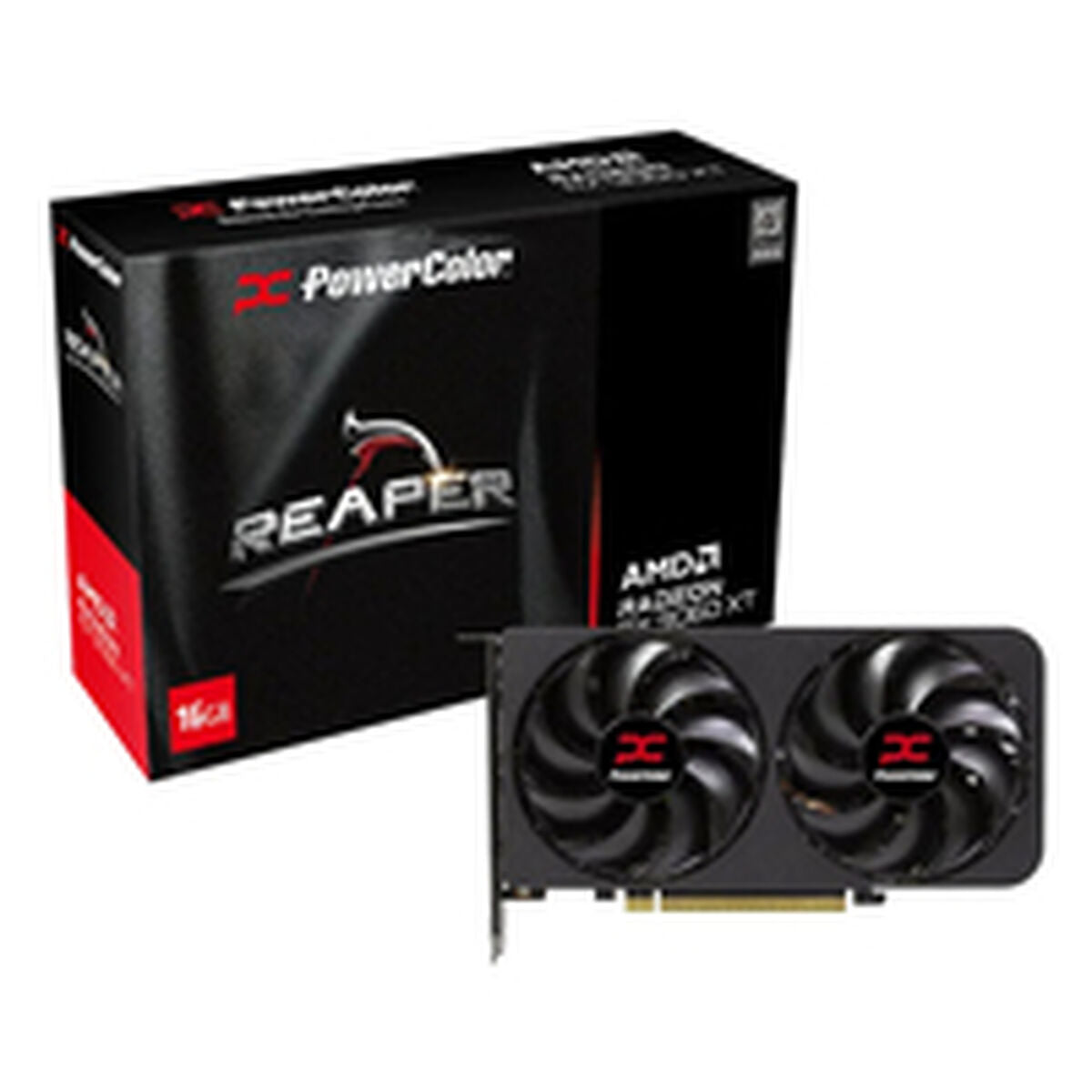 Graphics card Powercolor RX9060XT 16G-A RADEON RX 9060 XT 16 GB GDDR6