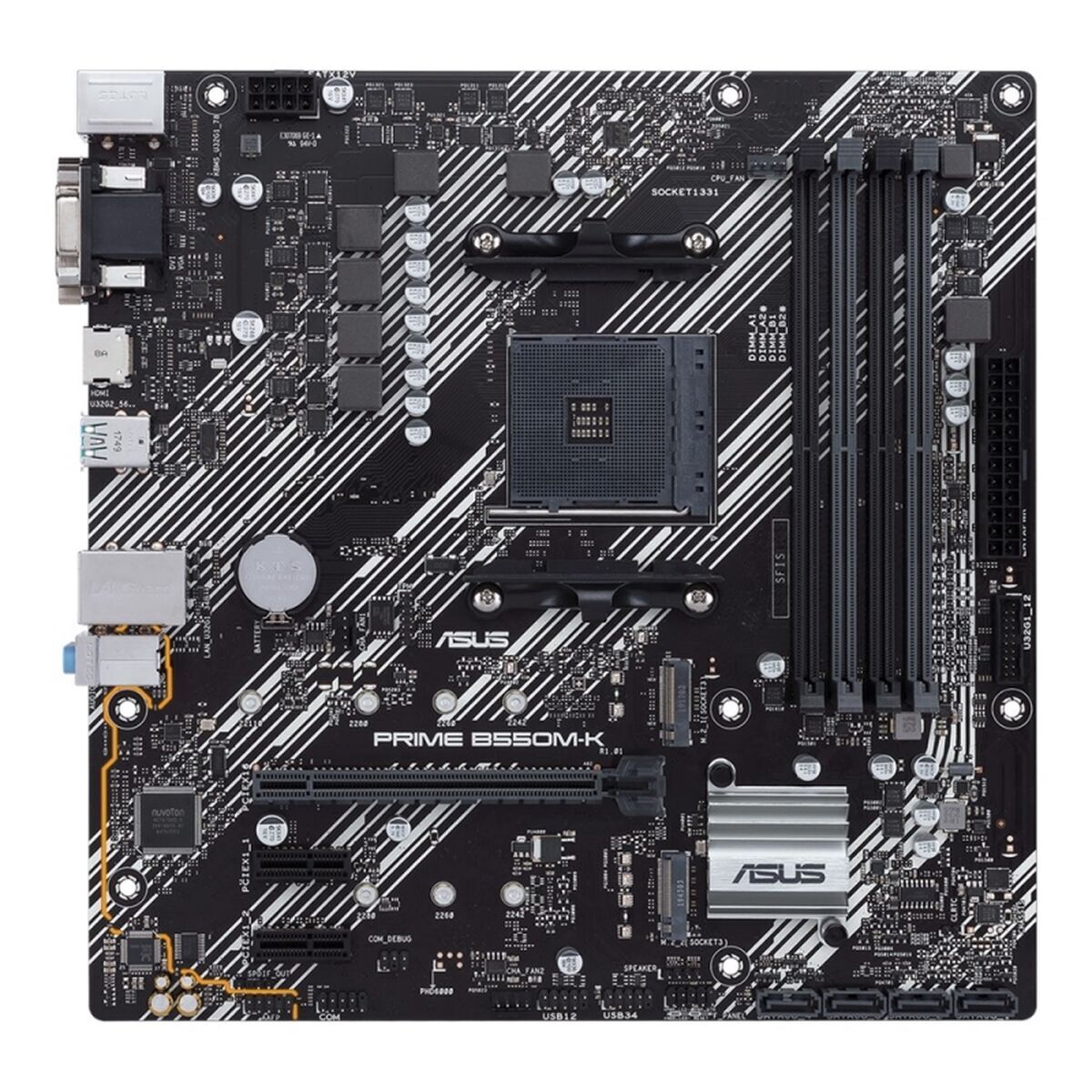Motherboard Asus PRIME B550M-K AMD AM4 AMD B550 AMD
