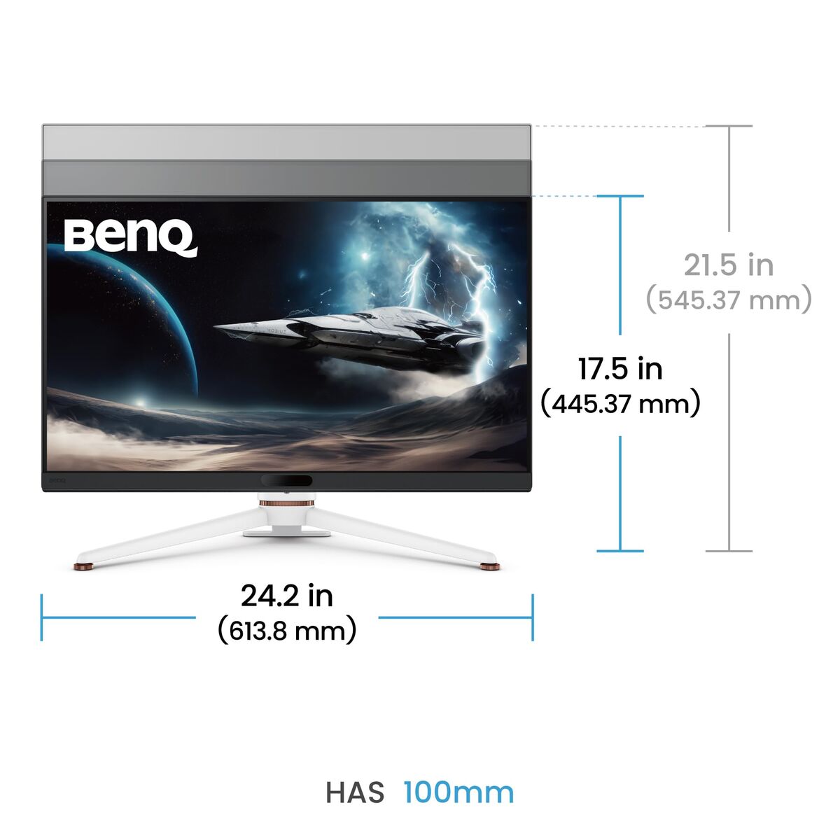 Gaming Monitor BenQ 9H.LN2LB.QBE 4K Ultra HD 27"