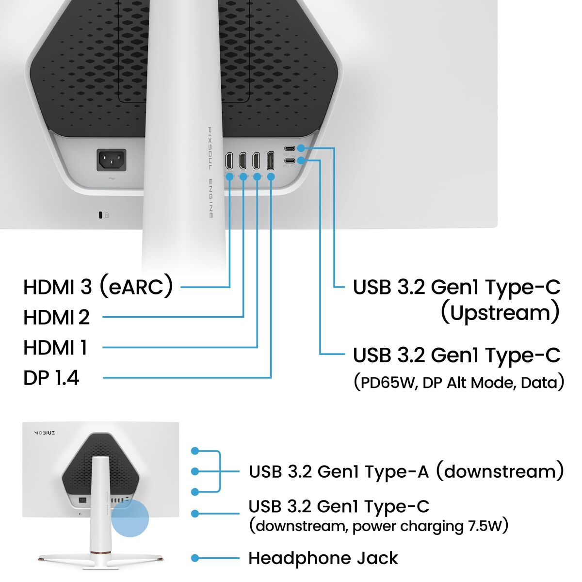 Gaming Monitor BenQ 9H.LN2LB.QBE 4K Ultra HD 27"