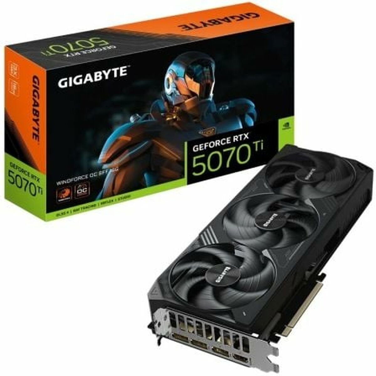 Graphics card Gigabyte 9VN507TWO-00-G10 nvidia geforce rtx 5070 ti 16 GB GDDR6