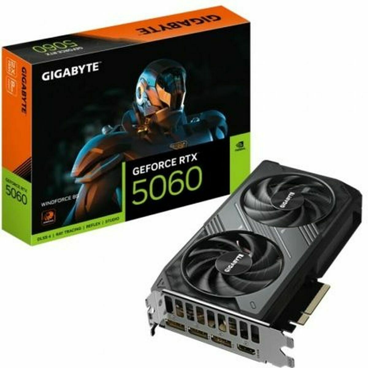 Graphics card Gigabyte 9VN5060W-00-G10 GEFORCE RTX 5060 8 GB GDDR7