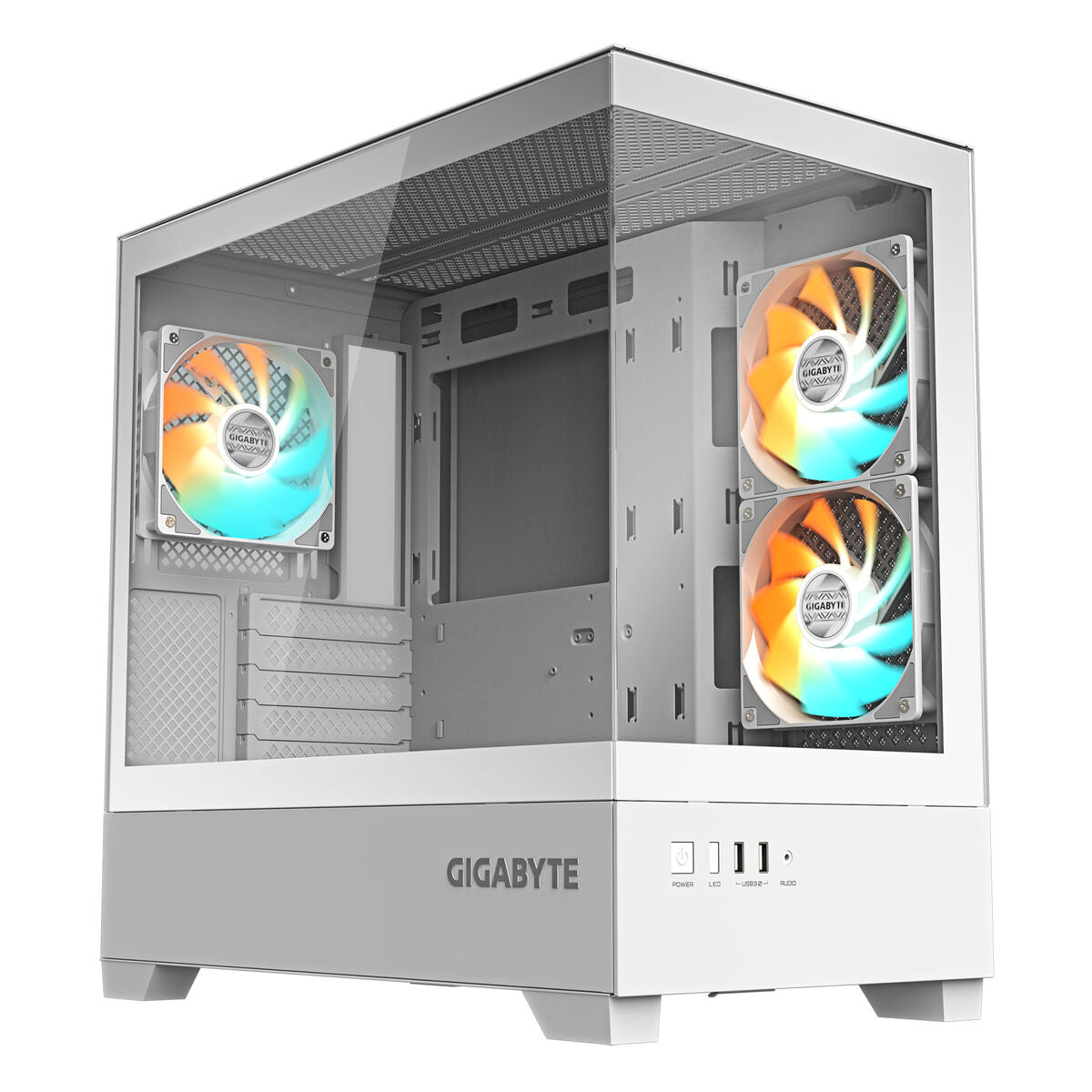 ATX Semi-tower Box Gigabyte C201 PANORAMIC ICE White