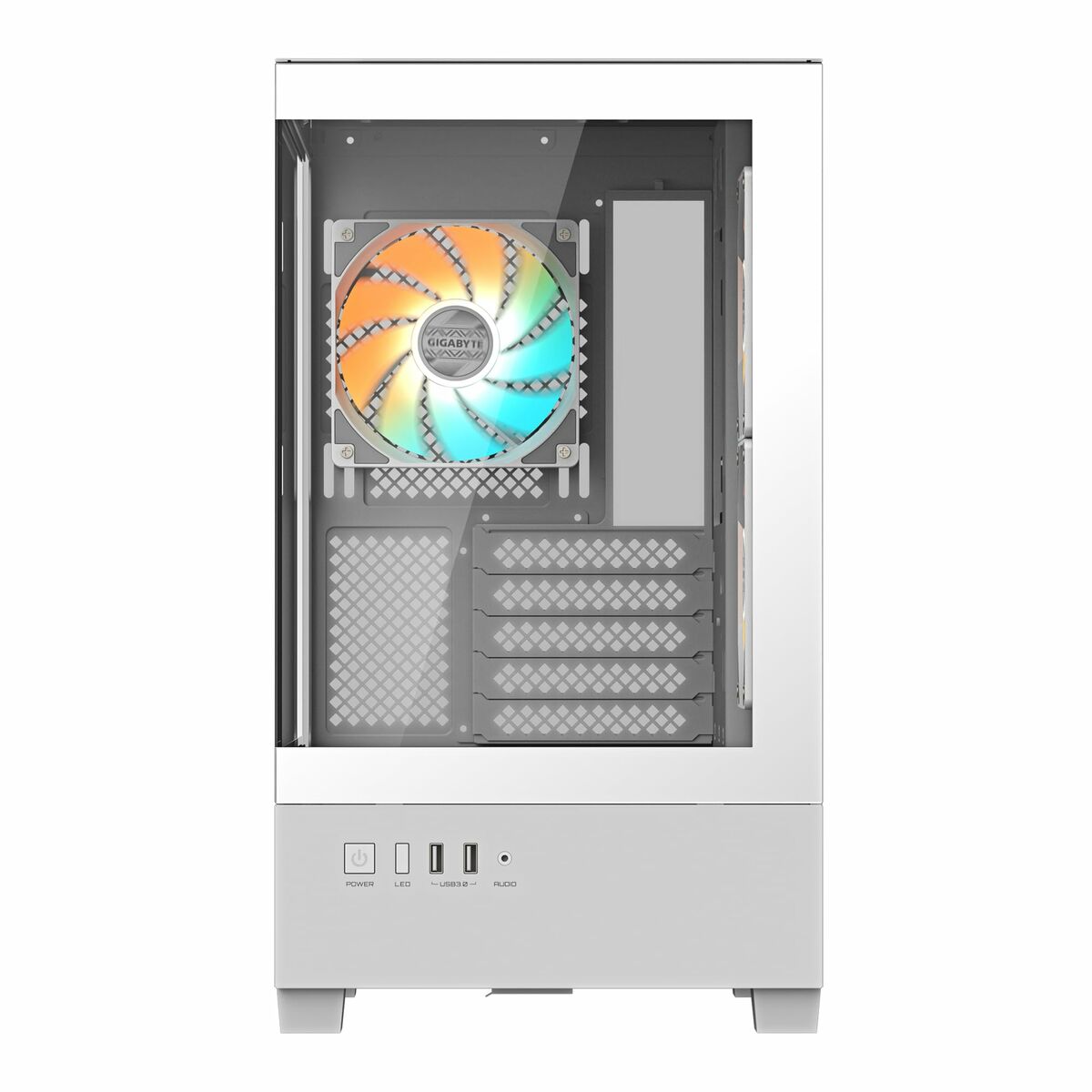 ATX Semi-tower Box Gigabyte C201 PANORAMIC ICE White