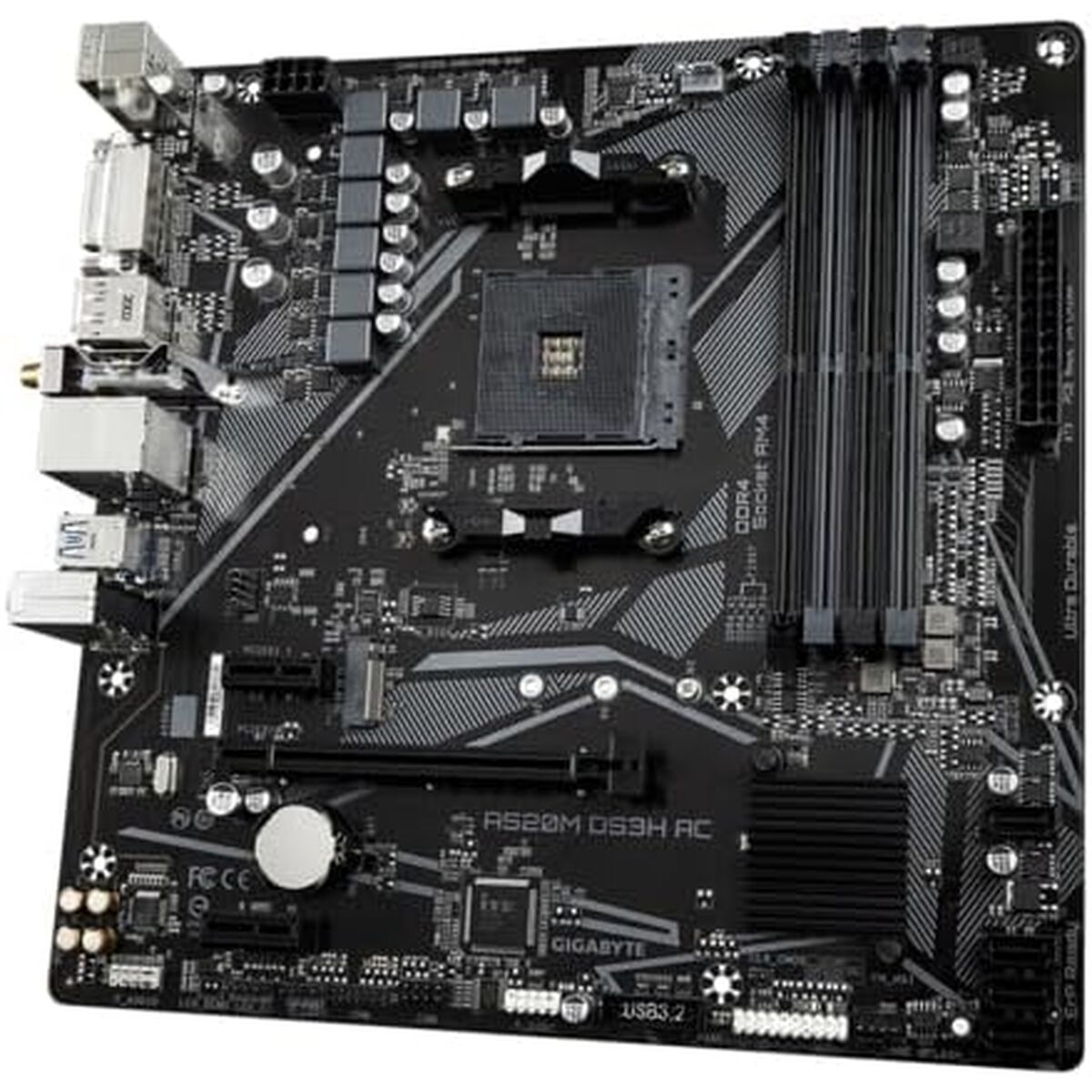 Motherboard Gigabyte A520M DS3H AC AMD A520 AMD AM4
