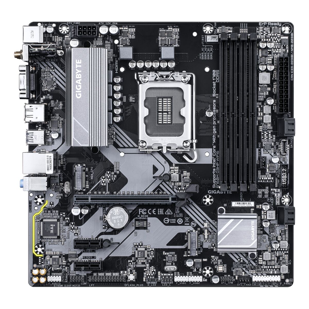 Motherboard Gigabyte B760M D3HP WIFI6 INTEL B760 EXPRESS LGA 1700