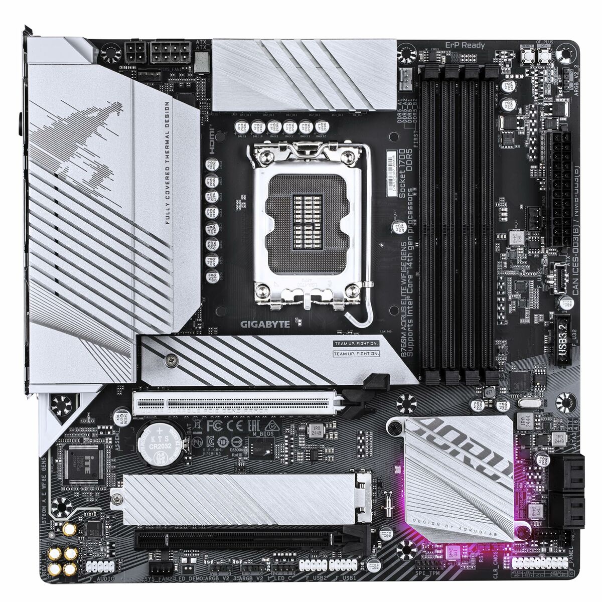Motherboard Gigabyte B760M AORUS ELITE WIFI6E GEN5 Intel B760 LGA 1700